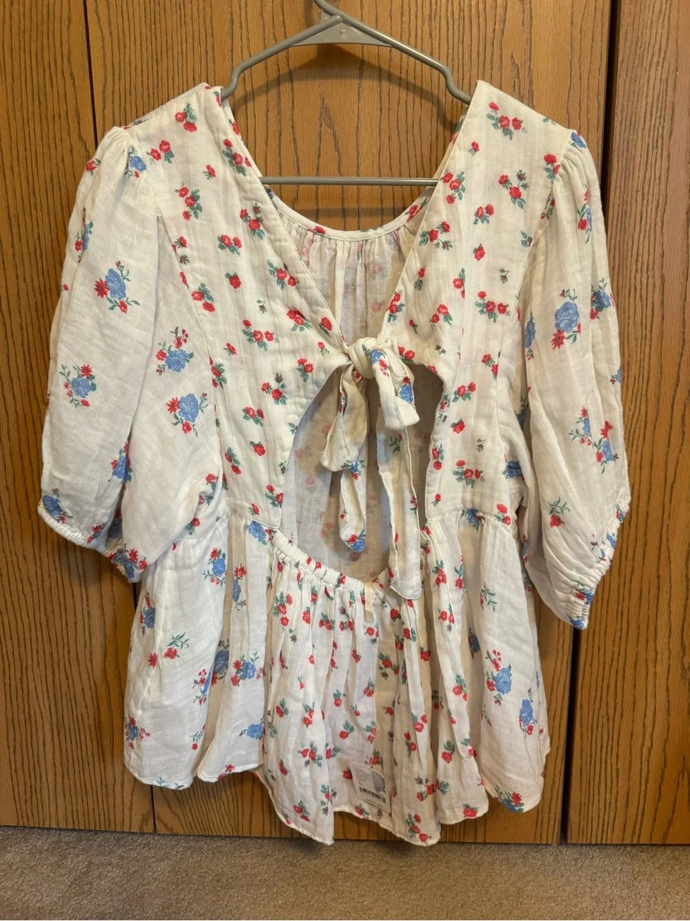 Free People Chloe Printed Top